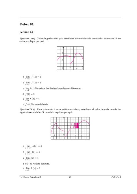 Deber 10 Deber 10 Sección 2 Ejercicio 73 4 Utilice la gráfica de