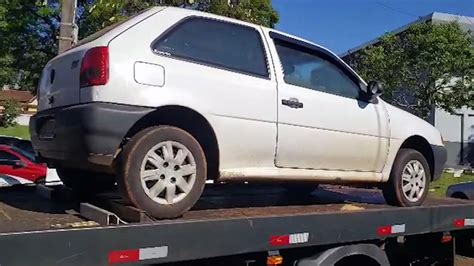 Gol Placas Aji Furtado Em Cascavel Recuperado Em Espig O Azul