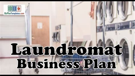 Laundromat Business Plan Template With Example And Sample