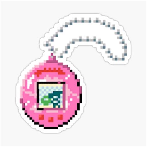 Kawaii Virtual Pet Pixel Art Sticker For Sale By Jkawaiico Redbubble