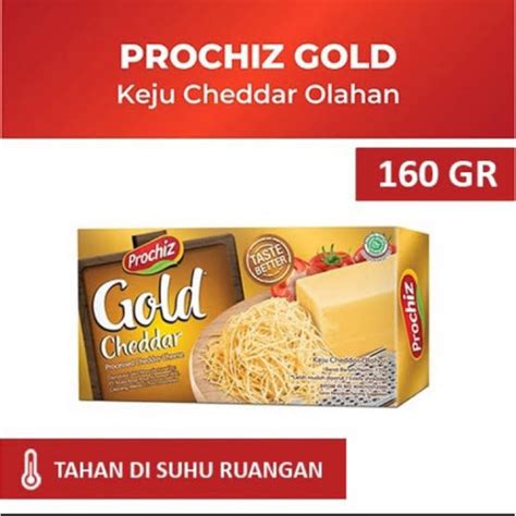 Jual Prochiz Gold Cheese Keju Cheddar Olahan Keju Slice Keju Balok