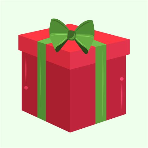 Christmas Gift Box Vector Illustration For Graphic Design And