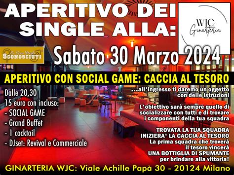 Sabato 30 Marzo 2024 Aperitivo Degli Sconosciuti Con SOCIAL GAME