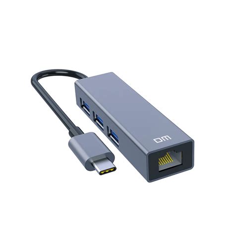 Tipo C Para Usb2 0 3 Hub Do Porto 100mbps Rj45 Ethernet Porta