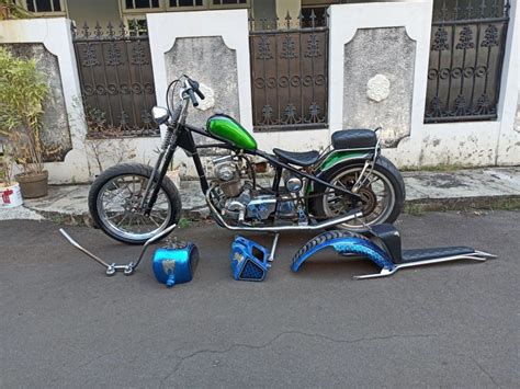 Motor Custom Chopper Bobber Spec Kontes Motor Di Carousell