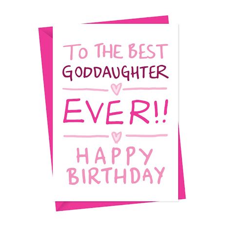 Best Happy Birthday Wishes For Goddaughter Of The Birthday Best