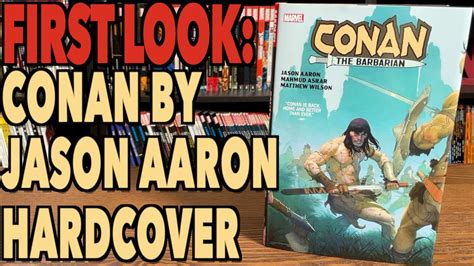 First Look Conan The Barbarian By Aaron And Asrar Oversized Hardcover