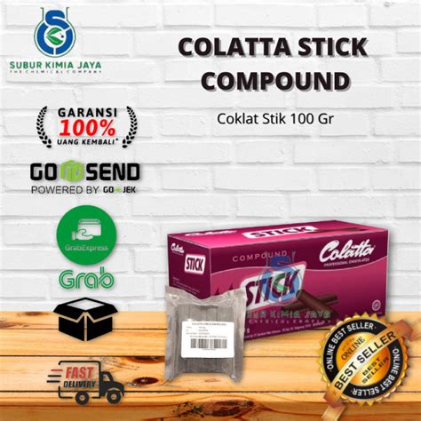 Colatta Stick Compound Gr Chocolate Stick Baked Stable Coklat