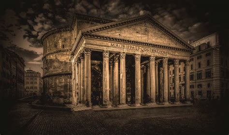 The Pantheon Is An Iconic Example Of Beautiful Roman Architecture