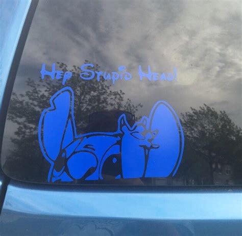 Lilo And Stitch Disney Decals For Cars Lilo And Stitch Car Etsy