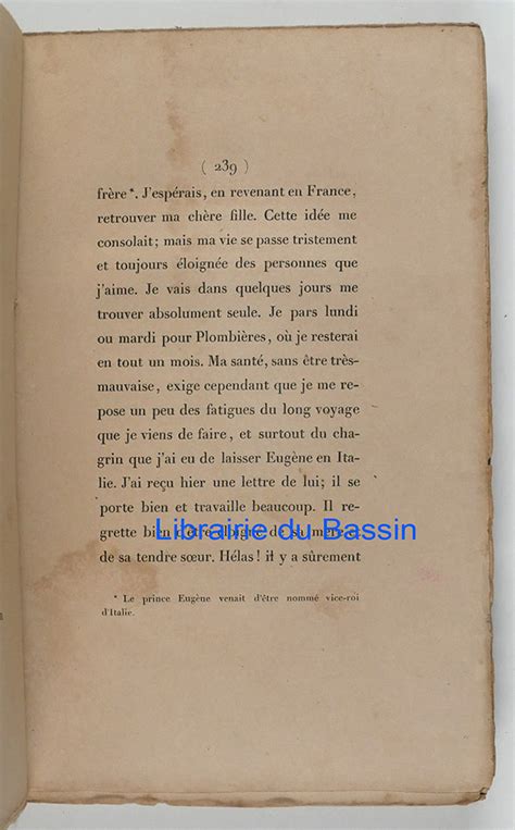 Lettres De Napol On Jos Phine Pendant La Premi Re Campagne D Italie