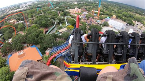 Sheikra Back Row Pov Busch Gardens Tampa Youtube