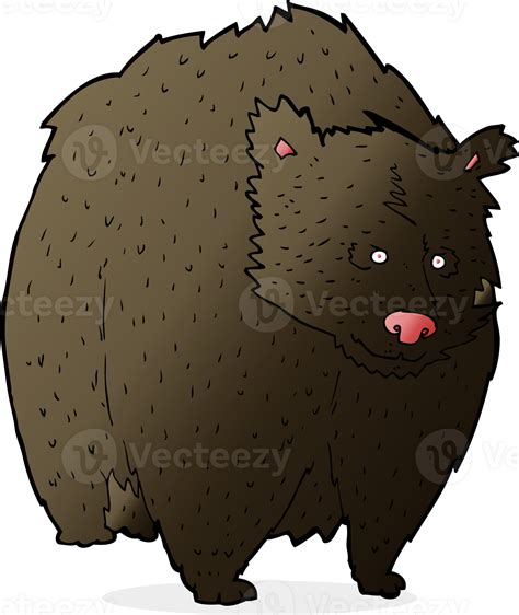 huge black bear cartoon 45213898 PNG