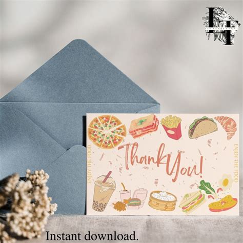 Printable Cards Thank You Cards Instant Download Etsy