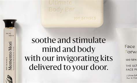 Relaxing Luxurious Body Soak Kits And T Sets 100 Senses 100 Senses