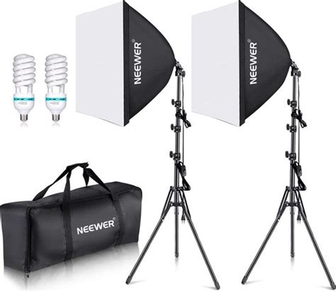 Neewer X Cm Softbox Met E Fitting W Studiolamp Softbox Set