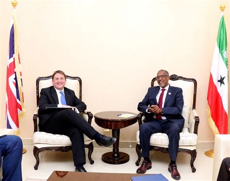 President Muse Bihi Receives UK Ambassador | Somaliland Standard