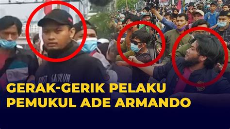 Terkuak Gerak Gerik Terduga Pelaku Pemukul Pertama Kali Ade Armando Di