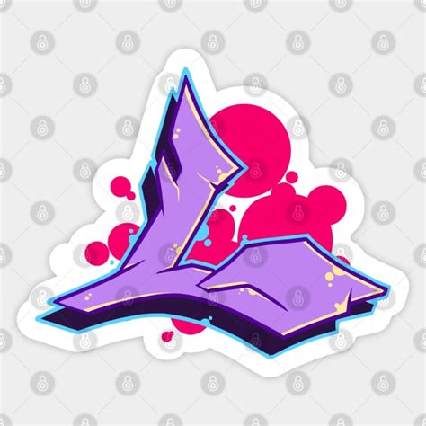 Letter L - Graffiti Street Art Style - Graffiti Letter - Sticker ...