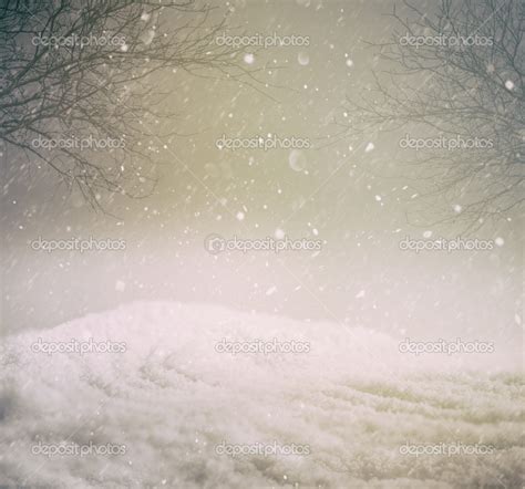 Snowy winter background Stock Photo by ©Sandralise 36883139