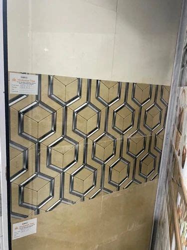 Ceramic Glossy Digital Wall Tiles For Kitchen Size 1x2 Feet 300x600