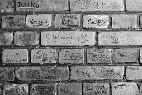 Brick Wall With Graffiti Stock Photo - Image: 49834895