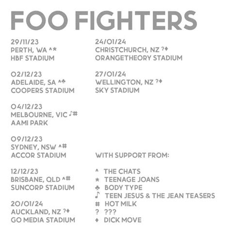 Foo Fighters Announce Dates In Australia And New Zealand Louder