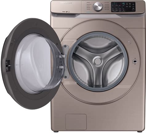 Samsung Champagne Front Load Steam Washer Wf45r6100ac