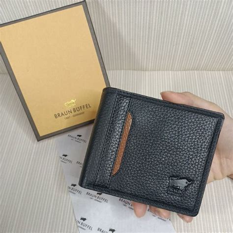 BRAUN BUFFEL DOMPET PRIA 3RUANG KULIT ASLI NEW Fesyen Pria Tas