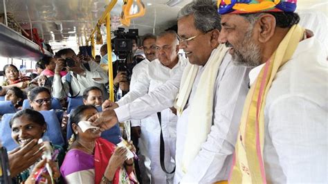 Karnataka Govt Launches Shakti Scheme Free Bus Services For Women