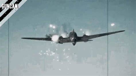 Ww2 Guncam P 51d Attack On He 111 Squadron Il 2 Sturmovik Youtube