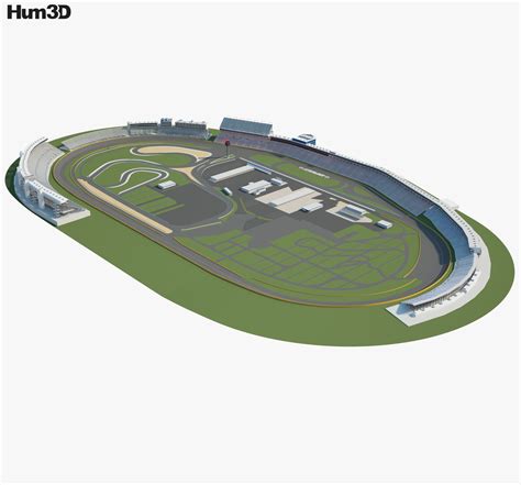 Charlotte Motor Speedway 3D model - Download Stadium on 3DModels.org
