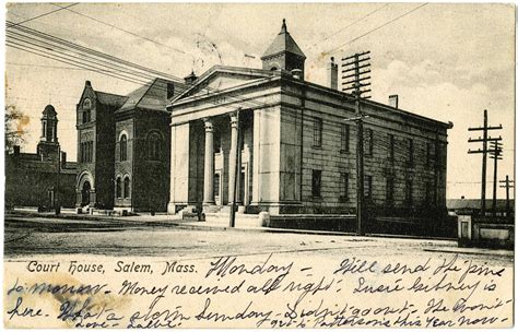 [court House Salem Mass ] This Postcard Shows A View Of  Flickr