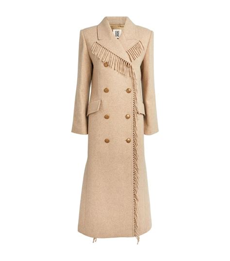 Womens By Malene Birger Beige Gardenia Double Breasted Overcoat