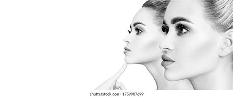 Collage Beautiful Sensual Blonde Woman Copy Stock Photo 1759907699 Shutterstock