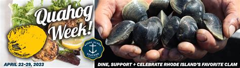 Quahog Week: April 23-29, 2023 | Rhode Island Seafood Marketing ...