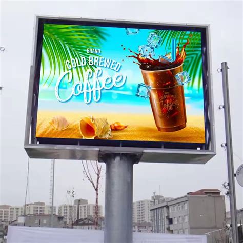 Commercial Programable Led Billboard Screen Waterproof Rgb Advertising P8 P10 Full Color Outdoor