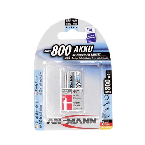 Ansmann Maxe Micro Aaa Akku Im 4er Blister 5035042