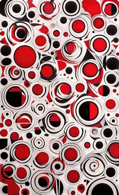 Premium Photo Abstracts Destruction Red Black White