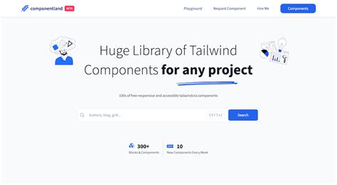 Componentland Tailwind Component Library Tailkits