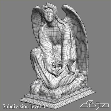 3d Weeping Angel Sculpture