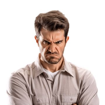 Angry Man Face Clipart PNG Images, Man With Angry Face Concept For ...