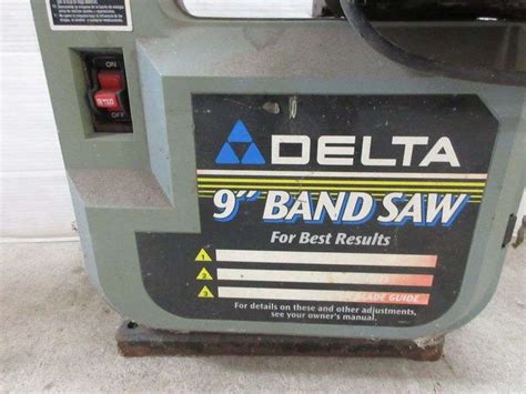 Delta 9 Band Saw Albrecht Auction Service