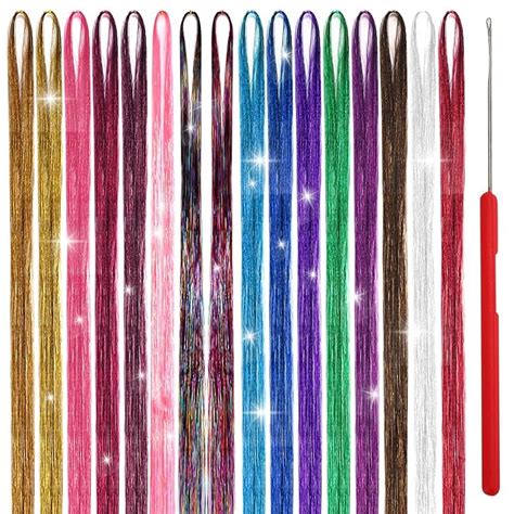 Amazon Strands Hair Tinsel Kit Colors Tinsel Hair