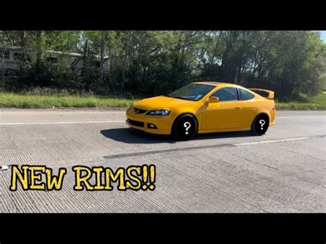 RSX GETS NEW RIMS And Camber Arms YouTube