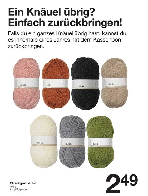 Strickgarn Julia Angebot Bei Zeeman Prospekte De