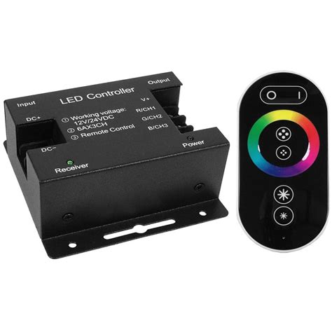 Controler Rgb Telecomanda Rf Pentru Benzi Cu Led Uri Rgb V A