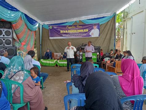 Fraksi Nasdem Dprd Provinsi Sumsel H Syamsul Bahri Gelar Reses Tahap I