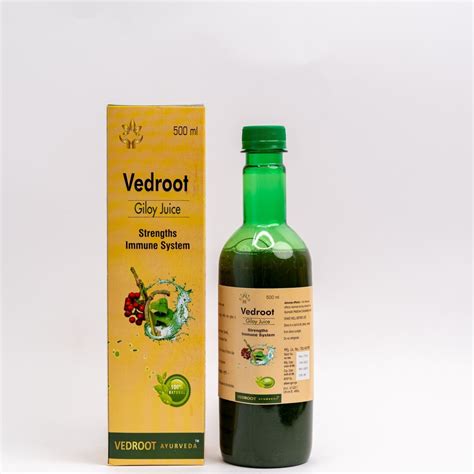 Ayurvedic Giloy Vedroot Giloy Juice For Immunity Booster Ml At