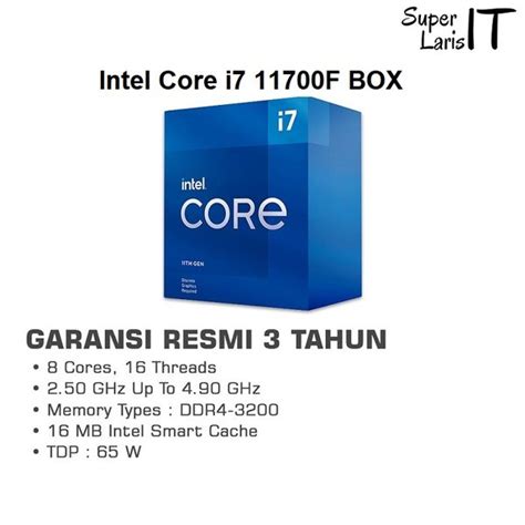 Jual Processor Intel Core I F Box Ghz Gen Th Socket Lga